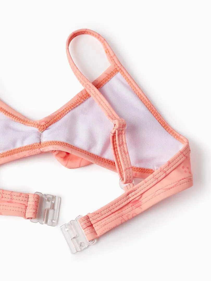2 Maillots de bain pour Fille 'Soleil'  EXPLORING AUSTRALIA - Blanc Orange clair