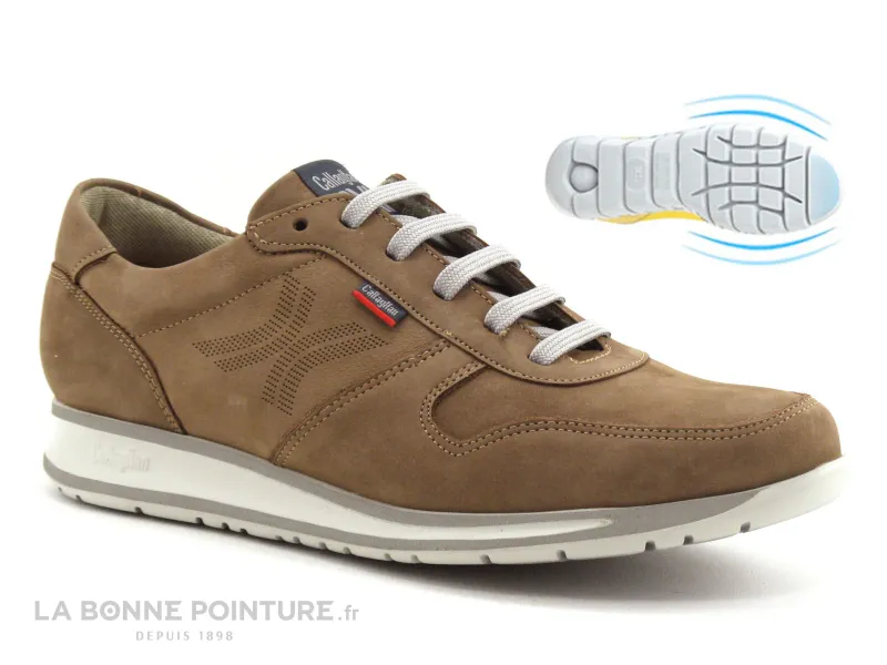 Achat chaussures Callaghan Homme Basket, vente Callaghan 88411-1 Taupe - Basket ville Homme