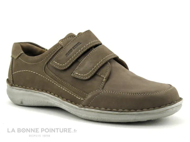 Achat chaussures Josef Seibel Homme Ville / Travail, vente Josef Seibel 43645 ANVERS 90 Grau - Chaussure marron Homme a scratch