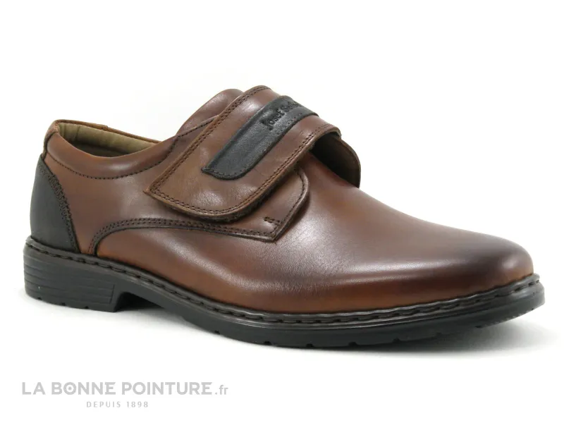 Achat chaussures Josef Seibel Homme Ville / Travail, vente Josef Seibel ALASTAIR 02 Cognac - Chaussure Homme fermeture scratch