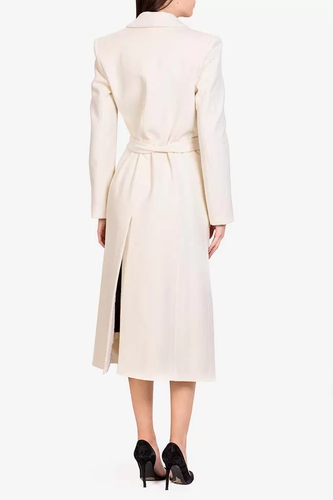 Acob a Porter Manteau en laine avec cordon