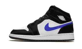 Air Jordan 1 Mid Black Racer Blue White