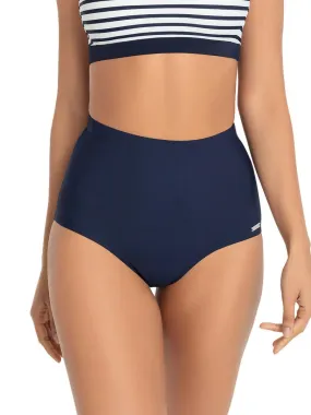 Bas maillot culotte de bain amincissante Heidi - Bleu marine
