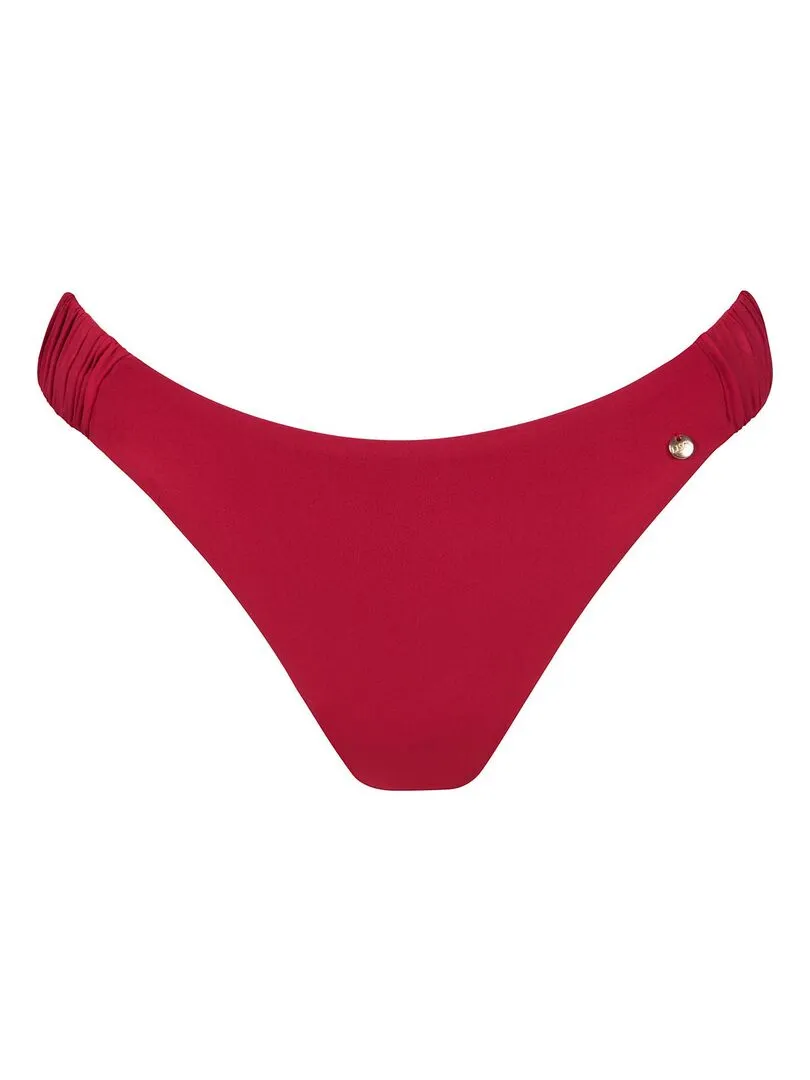 Bas maillot slip de bain échancré taille basse Isola Rossa - Rouge