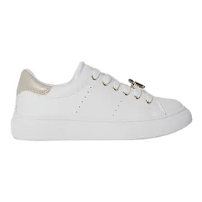 Baskets mode Tommy hilfiger low cut lace up sneaker blanc