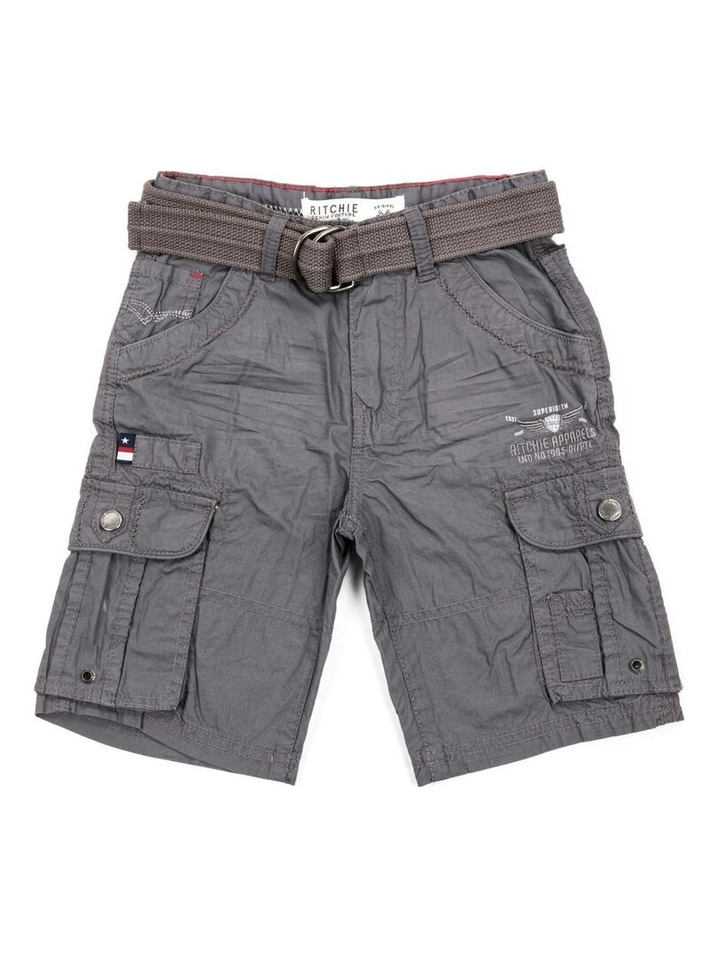 Bermuda battle BARBAN BOY - Gris foncé