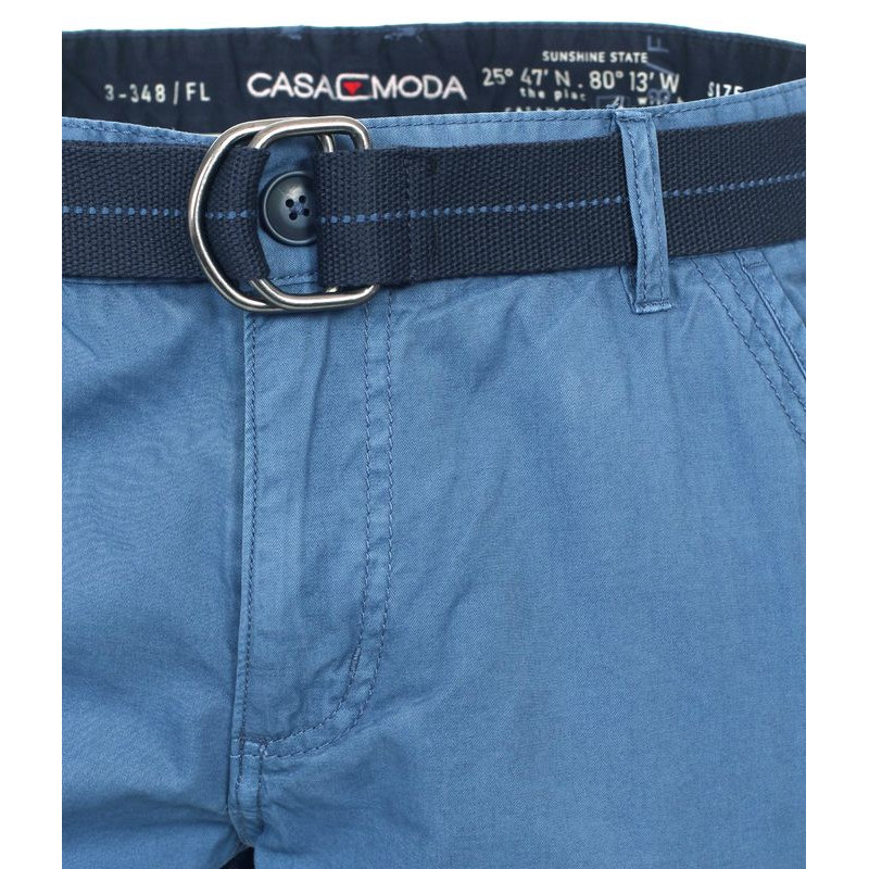 Bermuda poches cargo bleu CasaModa