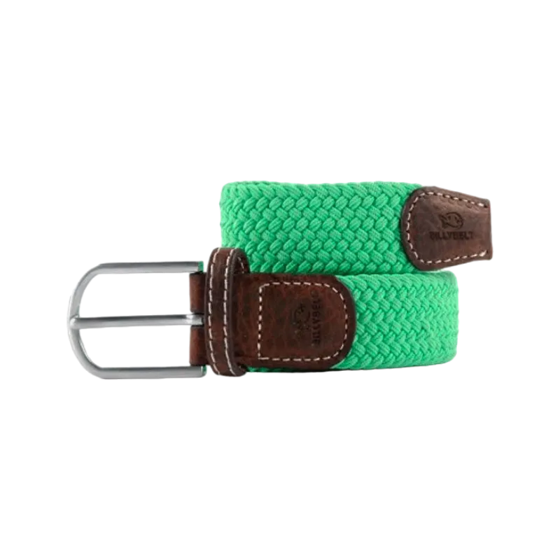 Billybelt - Ceinture tressée élastique Vert Menthe