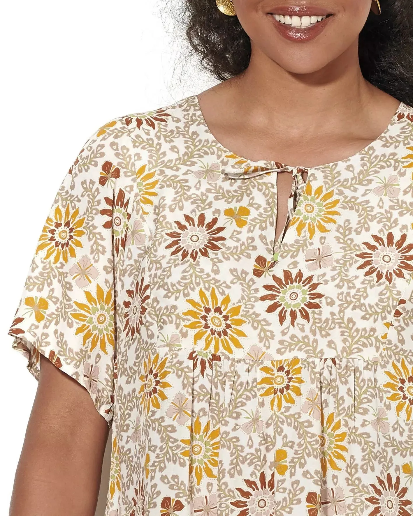 Blouse fantaisie manches courtes Agathe et Louise