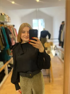 Blouse Michou - Noir - FABIENNE CHAPOT