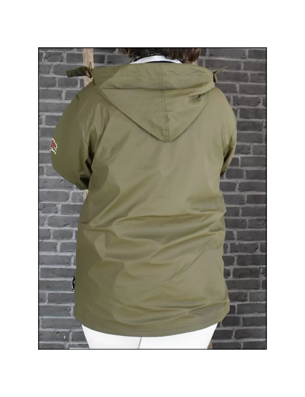 Blouson imperméable Kaki Sable et Mer