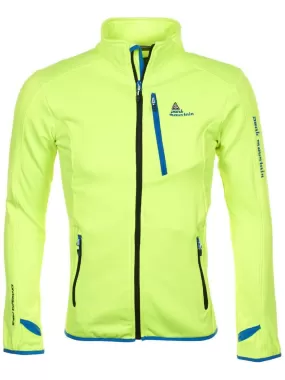 Blouson polar shell homme CLIMATE - PEAK MOUNTAIN - Jaune