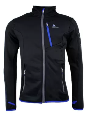 Blouson polar shell homme CLIMATE - PEAK MOUNTAIN - Noir Bleu