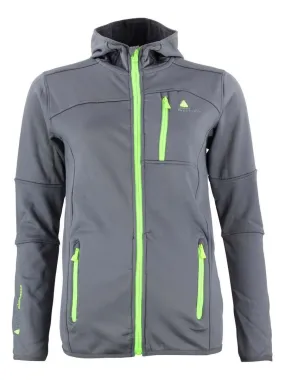Blouson polarshell garçon ECAMPUS - PEAK MOUNTAIN - Gris