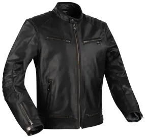 Blouson Segura Owen noir, blouson moto vintage étanche