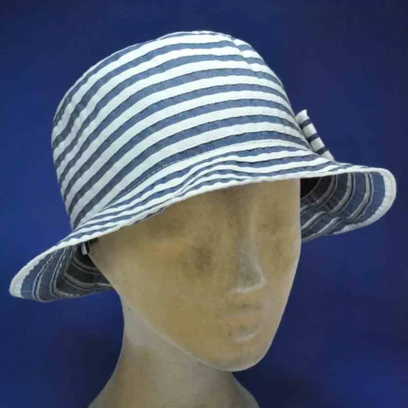 Bob de plage couleur jean | Chapeau de plage pour femme