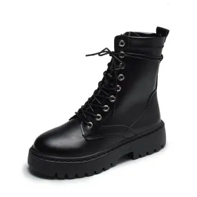 Bottines Plateforme à Lacets
