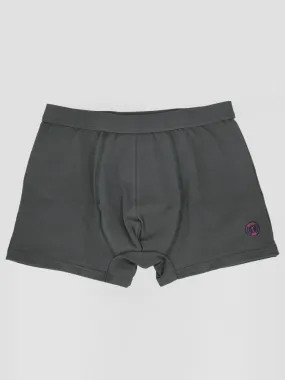 Boxer coton bio gris tempête