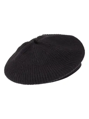 Béret Femme maille Soft Touch Noir - Noir