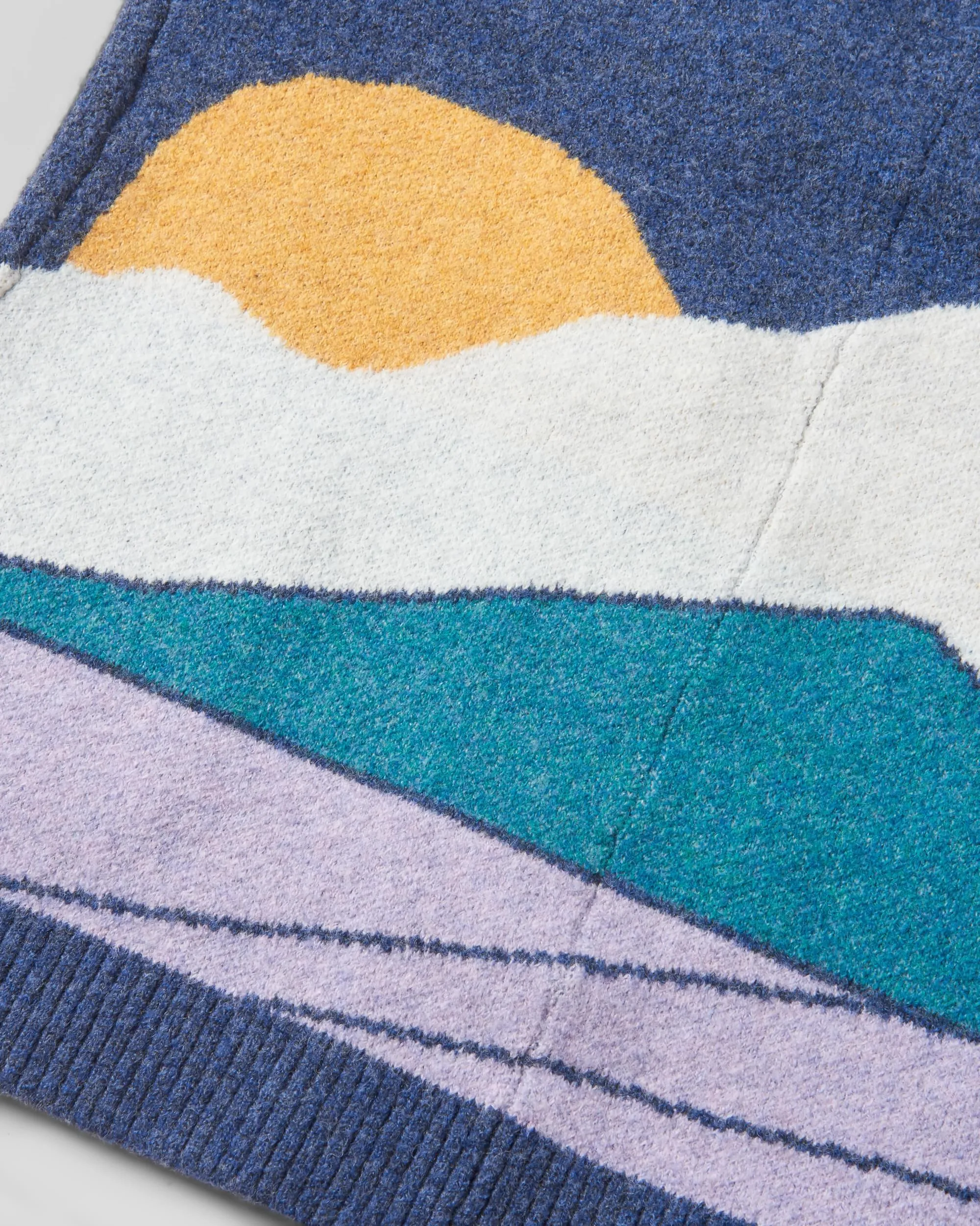 Cardigan Tricoté Recyclé Vista - Denim Foncé