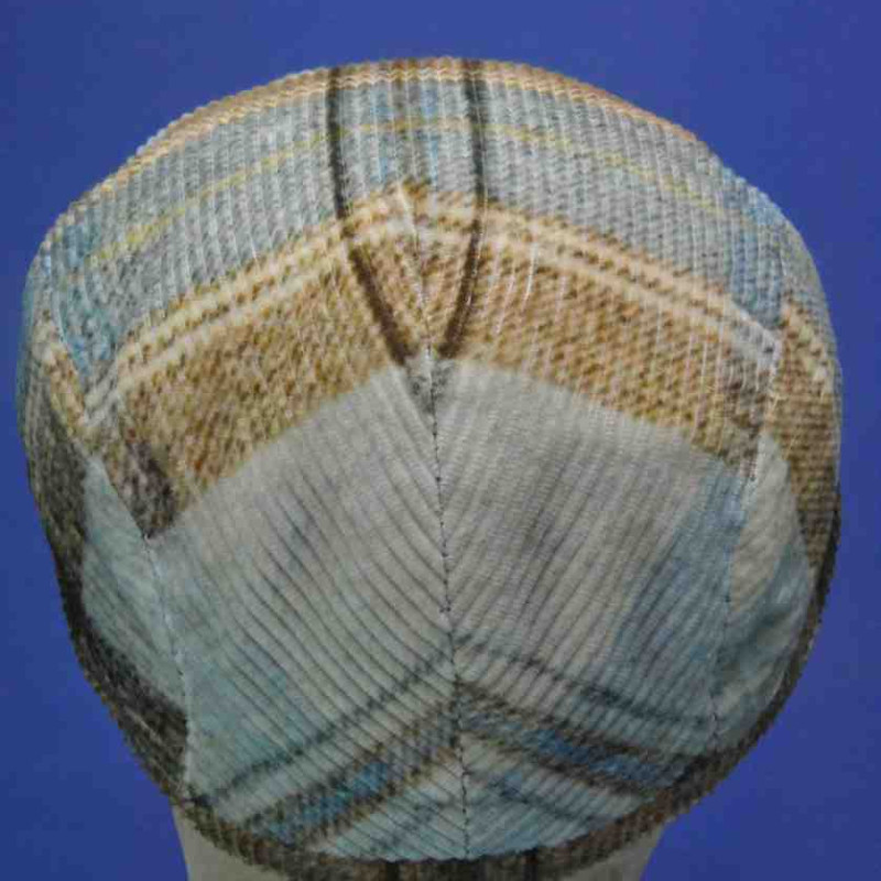 Casquette en velours coton imprimé | Casquette hiver pour homme
