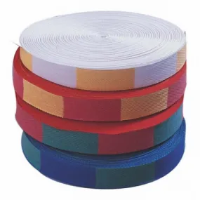 Ceinture de Judo bicolore Fuji Mae - Rouleau de 50 mètres - Orange/Vert