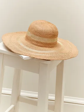 Chapeau de paille capeline femme