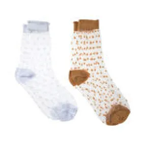 Chaussettes et collants Femme Orange  : Chaussettes et collants . Besson Chaussures