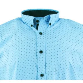 Chemise CAP TEN col boutonné bleu ciel