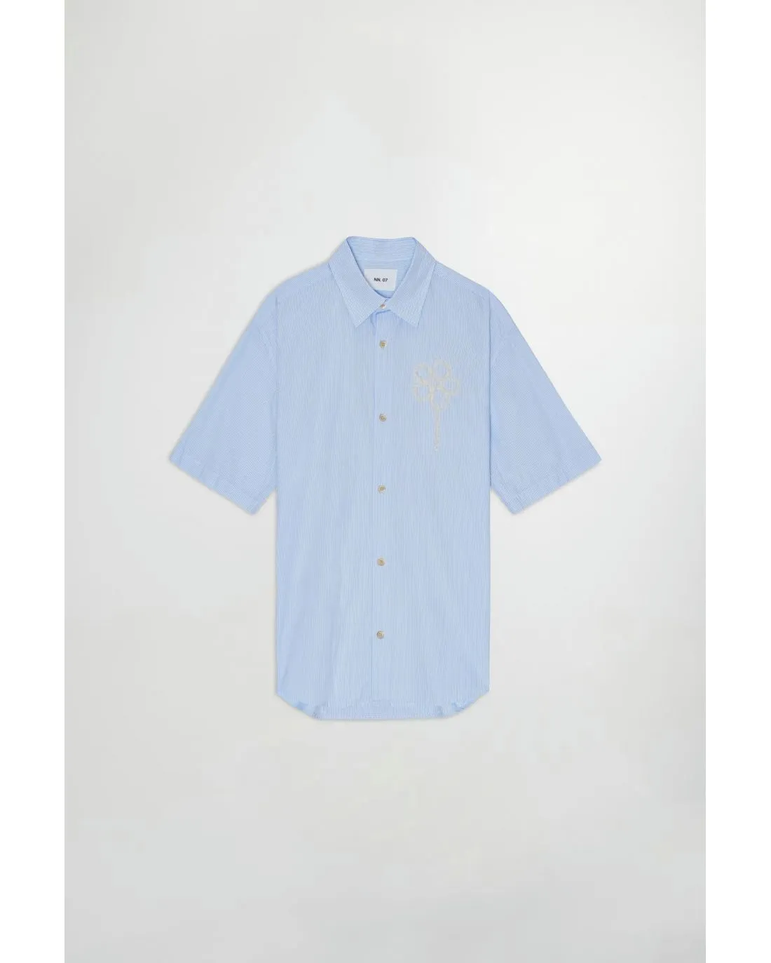 CHEMISE FREDDY BUTTON UP 5973 BLUE STRIPE - NN07 | Chez Maman Rouen