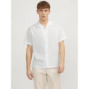 Chemise homme blanc en coton Nico Jack & Jones - Chemise Homme sur MenCorner