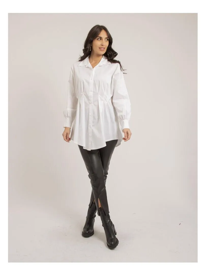 Chemise longue ORDIA - Blanc