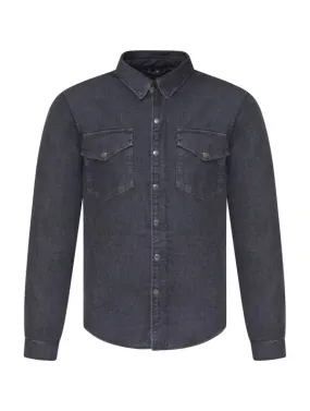 Chemise Noire Kevlar Homme - Classic Rider