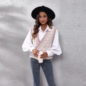 Chic women's sweater vest