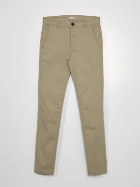 Chino skinny L34 - Beige