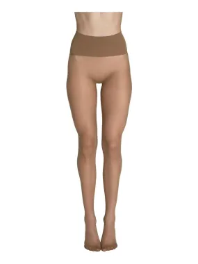 Collants 15 DEN sans coutures ceinture 10cm Invisible - Beige
