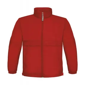 Coupe vent imperméable enfant - JK950 - rouge 