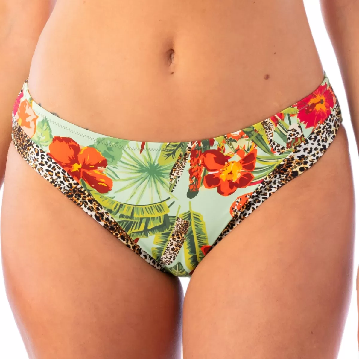Culotte de bain à motif jungle et animal Alba Deidad