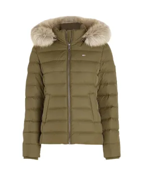 Doudoune femme Tommy Jeans Ref 61576 Kaki