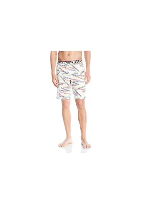Emporio Armani Hommes Logomania Print Bermuda Short Print