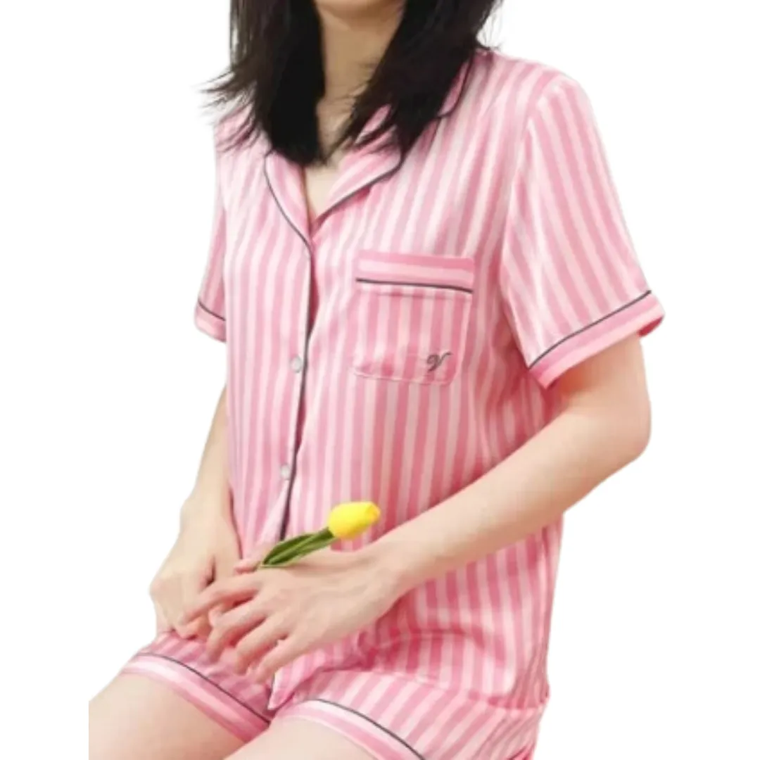 Ensemble de Pyjama en Soie pour Femme : Confort et légance Printemps/té