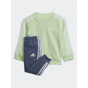 Ensemble de survêtement 3S bleu vert enfant - Adidas | wimod
