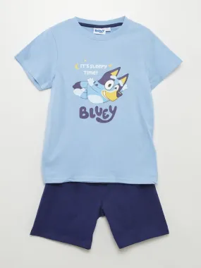 Ensemble pyjama 'Bluey' short + t-shirt - 2 pièces - Bleu