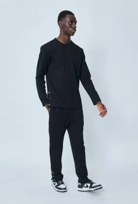 Ensemble uni pull pantalon droit
