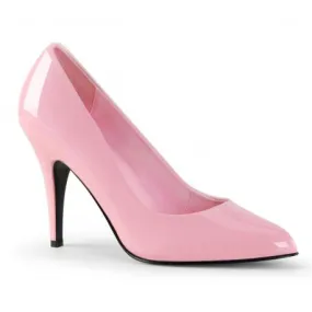 Escarpins rose à talon aiguille 10 cm petite et grande pointure 