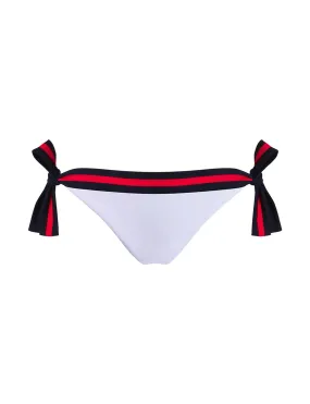Flamme, bas de maillot de bain femme mini, blanc, Ines x  Vilebrequin