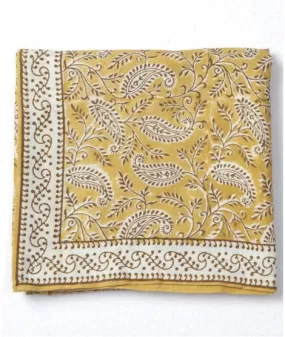 Foulard Kashmire honey - Bonheur Du Jour