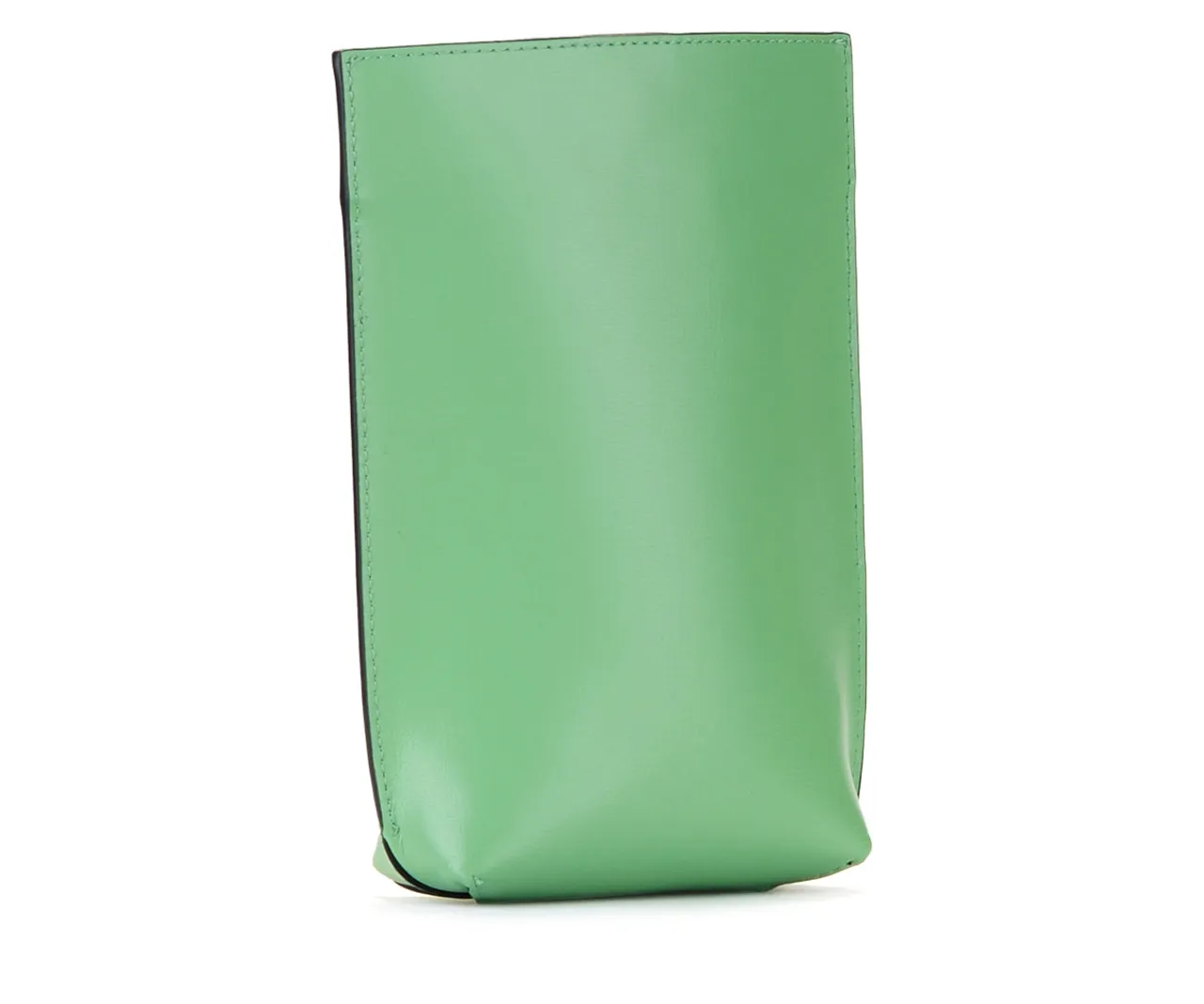 Ganni Mini sac à bandoulière en cuir vert