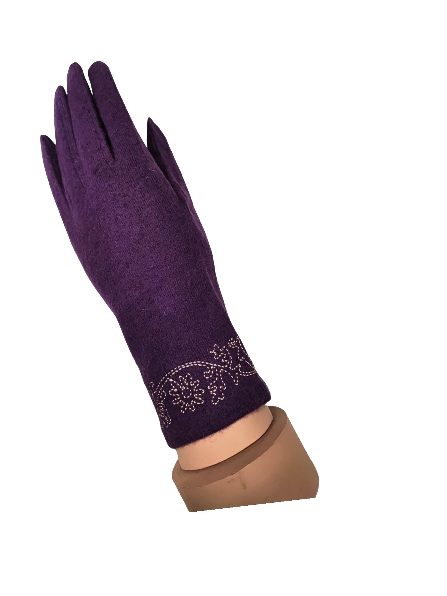 Gants Cashmere brodé (x6)