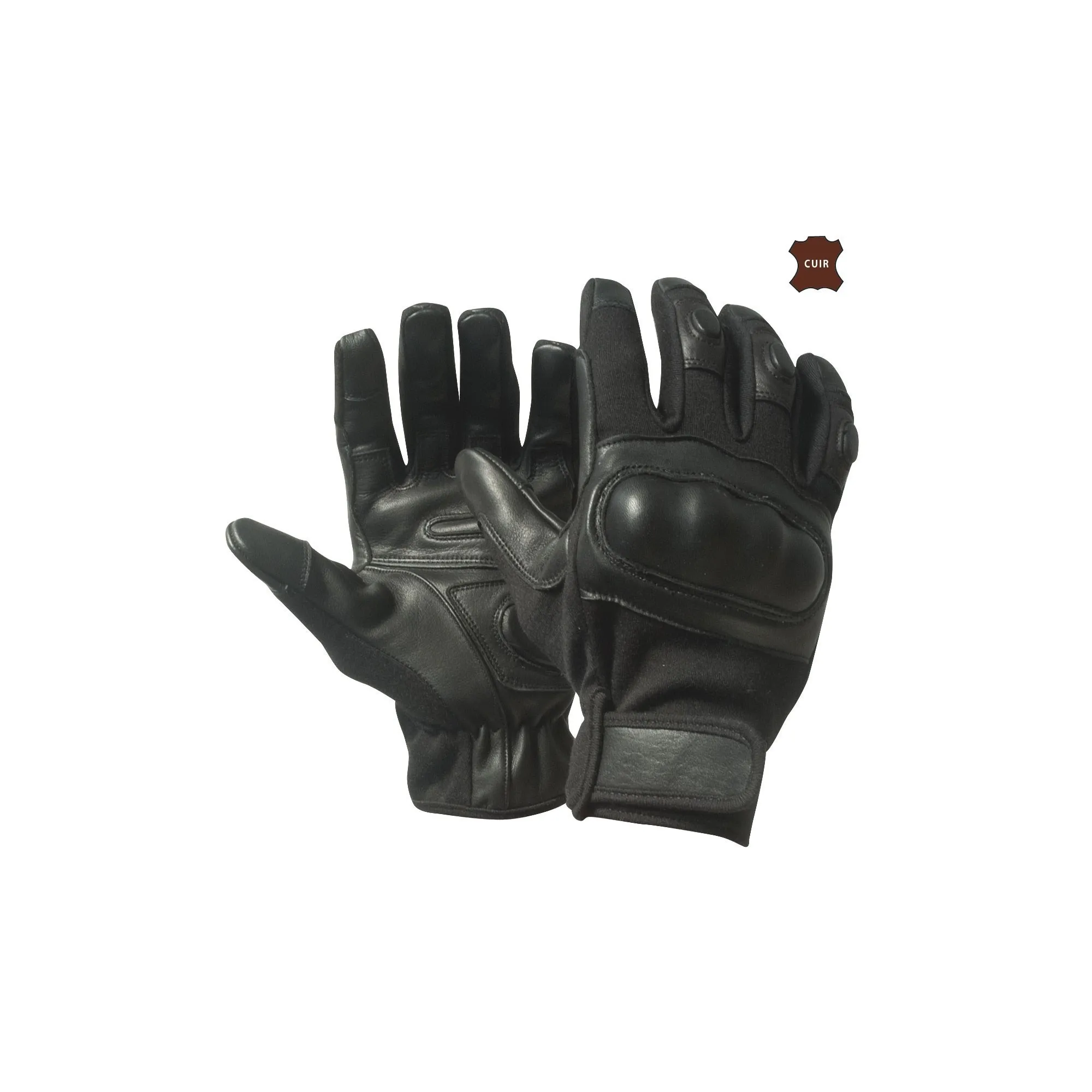 GANTS COQUES NOIRS